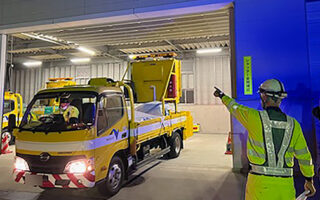 所長パト 中国自動車道下り線登坂車線規制（西宮・神戸西営業所合同）