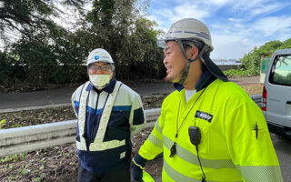 安全パト 国道302号線下り線車線規制（名古屋営業所）