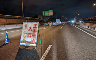 安全パト 東北自動車道下り線2/3追い越し規制（埼玉営業所）