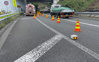 安全パト 中央自動車道下り線ランプ規制（松本営業所）