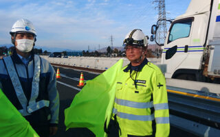 役員パト 長野自動車道下り線便乗（松本営業所）