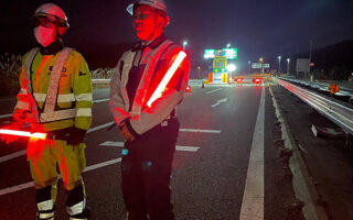 安全パト 三遠南信自動車道 通行止め規制（松本営業所）