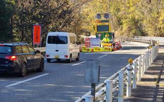 設置パト 国道１５３号片側交互通行規制（松本営業所）