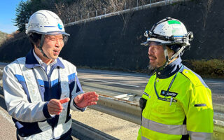 所長パト 東海北陸自動車道下り線追越車線規制（岐阜営業所）