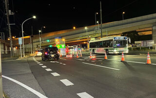 安全パト 京葉道上り線ランプ規制（千葉営業所）