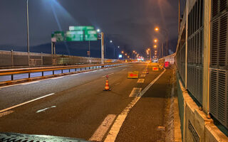 安全パト 名古屋第二環状自動車道外回り走行車線規制（名古屋東営業所）