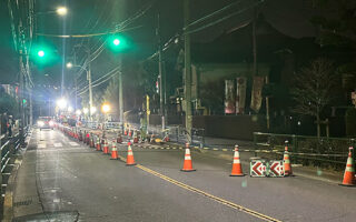 安全パト 都道5号線（青梅街道）東行き片側交互通行規制（所沢・川越営業所合同）