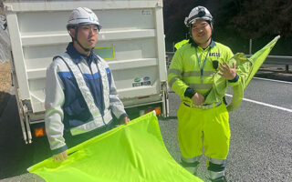 安全パト 中央道上り線走行車線規制（多治見・飯田営業所合同）