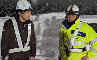 安全パト 雪捨て場誘導業務（江別営業所）