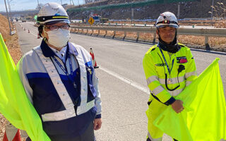 安全パト 中央自動車道上下線ランプ規制（甲府営業所）