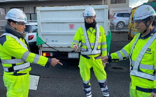 安全パト 中央自動車道下り線追越車線規制（飯田営業所）