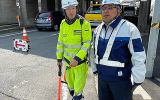 安全パト 羽島市４６号線上下線片側交互通行規制（名古屋営業所）