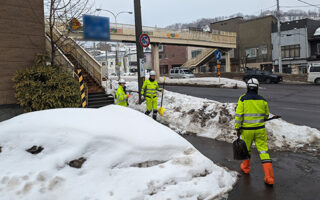 安全パト 小樽市内 除雪作業（江別営業所）