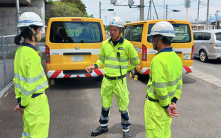 安全パト 北関東自動車道西行き走行車線規制（太田桐生営業所）