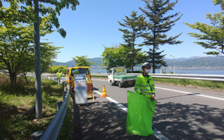 安全パト 中央自動車道下り線ランプ規制（松本営業所）