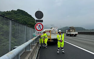 役員パトロール 新東名高速道路下り線走行車線規制（沼津営業所）