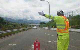 所長パトロール 中央自動車道上り線SA・PA誘導業務（長野・佐久営業所合同）