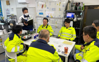 支社長パトロール 名神高速道路上り線追越車線規制（西宮営業所）