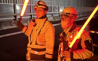 営業所パトロール 圏央道内回り追越車線規制（所沢営業所）