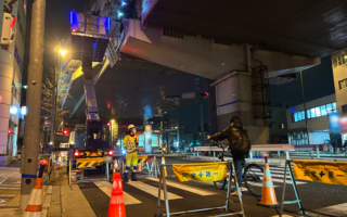 設置パトロール 国道246号線下り線車線規制（港北営業所）