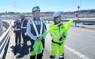 設置パトロール 圏央道ランプ規制（千葉営業所）