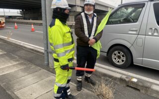 安全パトロール 国道５号線」上り線左車線規制（名古屋西営業所）