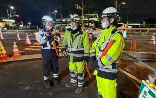 設置パトロール 国道16号下り線車線規制（所沢営業所）