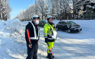 営業所パトロール 札幌市市道　道路維持作業（札幌営業所）