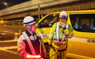 支社長パトロール 首都高速道路　三ッ沢線下り線左F規制（横浜町田営業所）