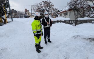 支社長パトロール　道路維持除雪業務（江別営業所）