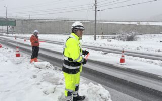 営業所パトロール 中部横断自動車道　佐久臼田IC入口南側（佐久営業所）