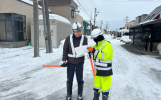 営業所パトロール 市道273号線　道路維持作業（札幌営業所）