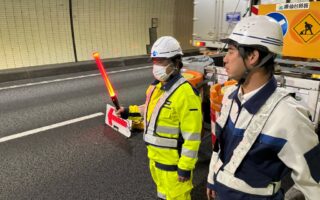 営業所パトロール 上信越自動車道上下線追越車線規制（佐久営業所）