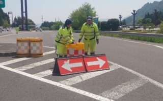 所長パトロール 上信設自動車道　横川PA上り上り線（佐久営業所）