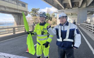 営業所パトロール 県道６０号上下線車線規制（名古屋営業所）