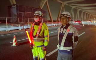 安全課パトロール 東北自動車道上下線追越車線規制（埼玉営業所）