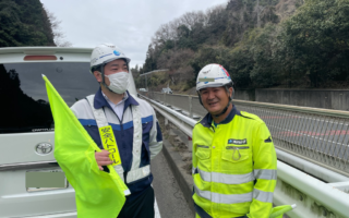 所長パトロール 国道19号追越車線規制（多治見営業所）