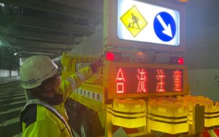 安全パトロール 首都高速道路K1横羽線上り線左A規制（葛西営業所）