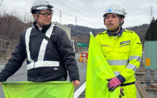 支社長パトロール 長野自動車道上り線追越車線規制（諏訪営業所）