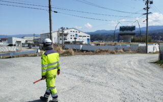 所長パトロール　天竜川橋梁（飯田営業所）