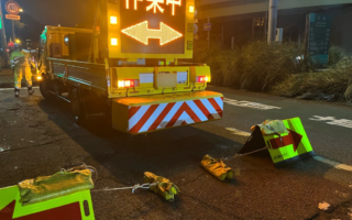 設置パトロール 京葉道路肩規制（千葉営業所）