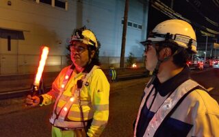 設置パトロール 国道17号上下線追越車線規制（所沢営業所）