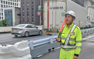 所長パトロール 首都高八重洲線（現在運用無し）上下線通行止（葛西営業所）