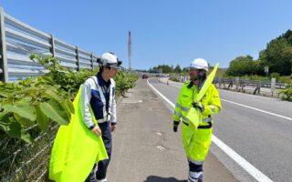 クロスパトロール 札樽自動車道下り線走行車線規制（札幌営業所）