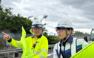 営業所パトロール 長野自動車道下り線追越車線規制（諏訪営業所）