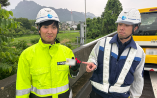 撤去パトロール 上信越自動車道下り線走行車線規制（高崎営業所）