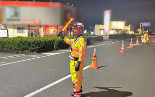 設置パトロール 国道21号上り線便乗延長規制（岐阜営業所）