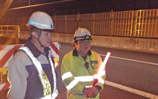 所長パトロール 京葉道下り線付加車線規制（市原営業所）