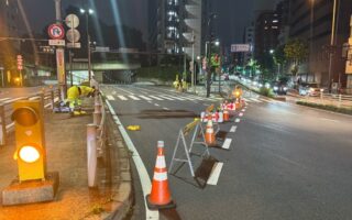 インターンパト 国道20号下り線通行止め規制（八王子多摩営業所）