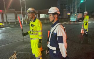 設置パトロール 国道16号走行車線規制（千葉営業所）